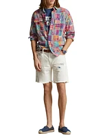 Madras Patchwork Sport Shirt