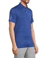 Jacquard Logo Polo Shirt