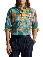 Madras Long-Sleeve Sport Shirt