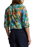 Madras Long-Sleeve Sport Shirt