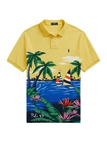 Vista Mesh Short-Sleeve Polo Shirt