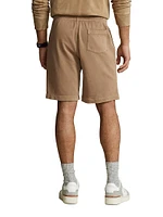 Athletic Cotton-Linen Terry Shorts