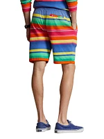 Striped Cotton Shorts