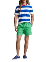 Prepster Linen Flat-Front Shorts