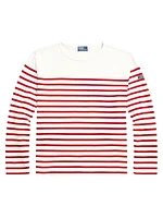 Striped Cotton Long-Sleeve T-Shirt