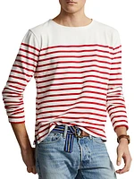 Striped Cotton Long-Sleeve T-Shirt