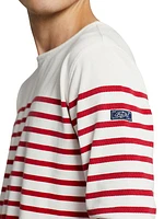 Striped Cotton Long-Sleeve T-Shirt