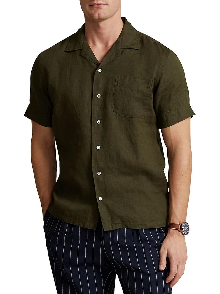 Linen Camp Shirt