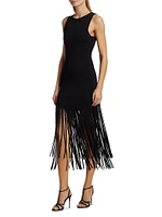 Margaux Fringe Midi Sheath Dress