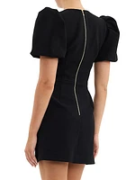 Sirene Puff-Sleeve Minidress