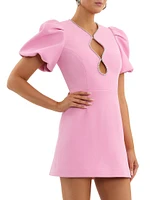 Karina Puff-Sleeve Minidress