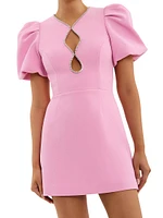 Karina Puff-Sleeve Minidress