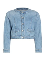 The Picky Denim Crop Jacket