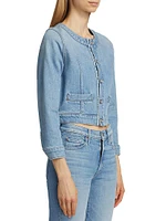 The Picky Denim Crop Jacket