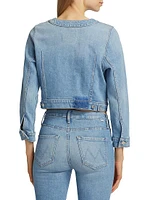 The Picky Denim Crop Jacket