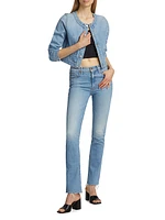 The Picky Denim Crop Jacket