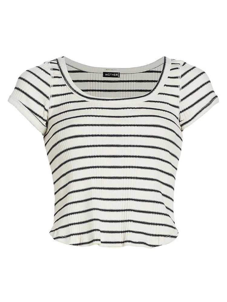 The Itty Bitty Cotton-Blend Scoopneck Top