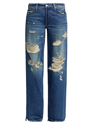 The Down Low Spinner Distressed Jeans