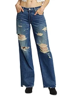 The Down Low Spinner Distressed Jeans