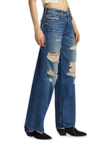 The Down Low Spinner Distressed Jeans