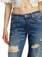 The Down Low Spinner Distressed Jeans