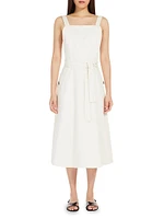 Affari Cotton Midi-Dress