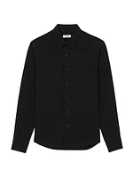 Pleated Loose-Fit Shirt