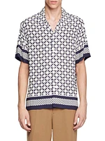 Square Cross Short-Sleeved Shirt