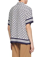 Square Cross Short-Sleeved Shirt