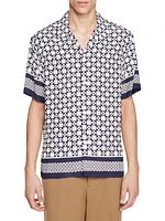 Square Cross Short-Sleeved Shirt