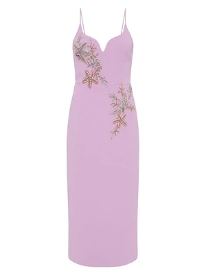 Chantara Starfish Appliqué Midi-Dress