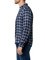 Oliver Plaid Cotton-Linen Shirt