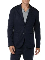 Denim Two-Button Blazer