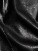 Edyth Vegan Leather Shirt