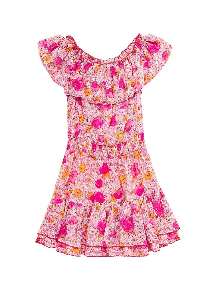 Little Girl's & Bella Floral Print Dress