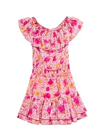 Little Girl's & Bella Floral Print Dress