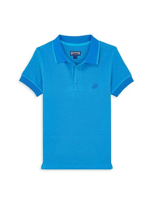 Little Boy's & Open Collar Polo Shirt