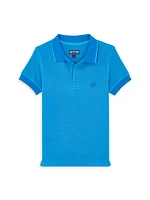 Little Boy's & Open Collar Polo Shirt