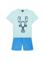 Little Kid's & Cotton Terry Shorts