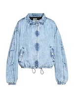 Plume Chambray Drawcord Jacket