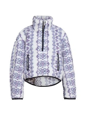 Marie Printed Fleece Jacket