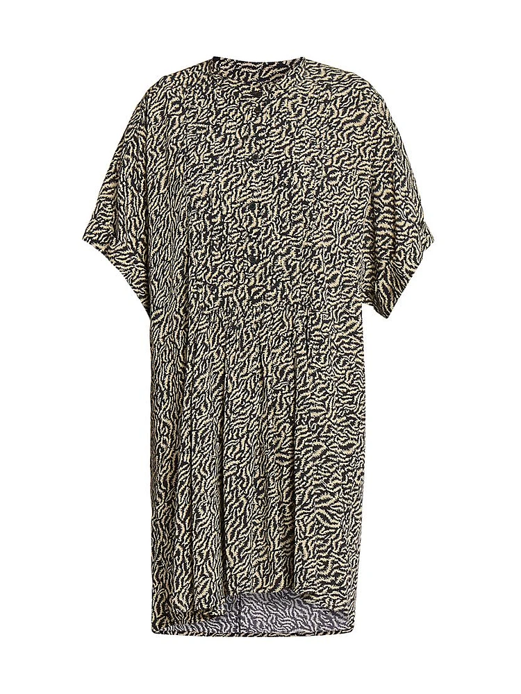 Vallea Printed Shirtdress