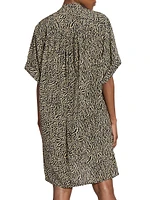 Vallea Printed Shirtdress