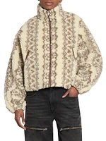 Mackensy Geometric Sherpa Jacket