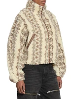 Mackensy Geometric Sherpa Jacket