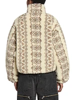 Mackensy Geometric Sherpa Jacket