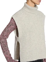 Megan Alpaca-Blend Sleeveless Sweater