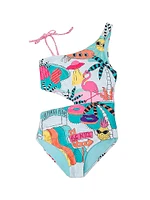 Little Girl's & Girl's Returning To The Roots Savanna One-Piece Swimsuit