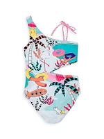 Little Girl's & Girl's Returning To The Roots Savanna One-Piece Swimsuit