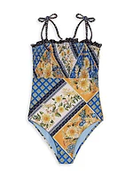 Little Girl's & Girl's Returning To The Roots Lewis Jardim One-Piece Swimsuit